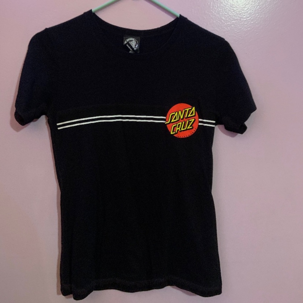 Santa Cruz Classic Dot Black T-Shirt
